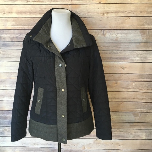 Johnston & Murphy Quilted Navy and Gray Jacket - Picture 2 of 8